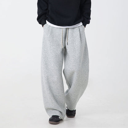 Men’s Oversized Sweatpants with Wide-Leg Cut
