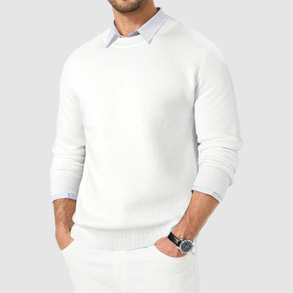 Men’s Regular-Fit Crew Neck Knit Sweater
