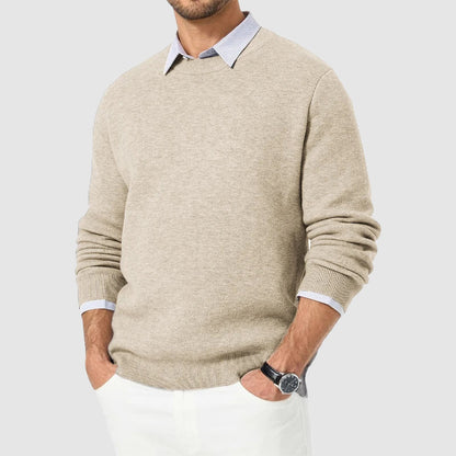 Men’s Regular-Fit Crew Neck Knit Sweater