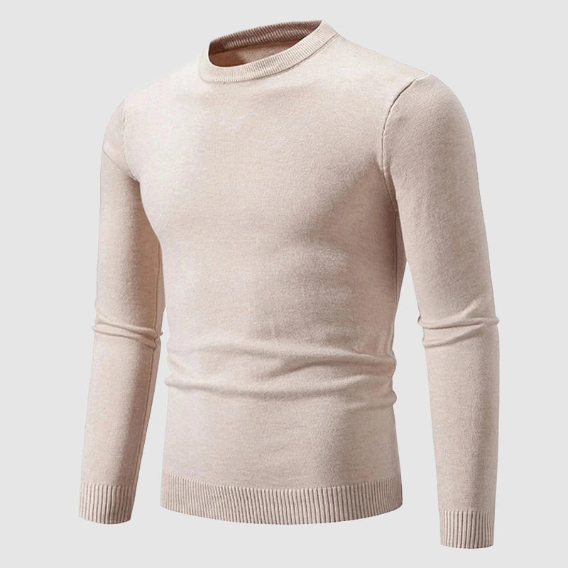 Men’s Regular-Fit Crew Neck Knit Sweater