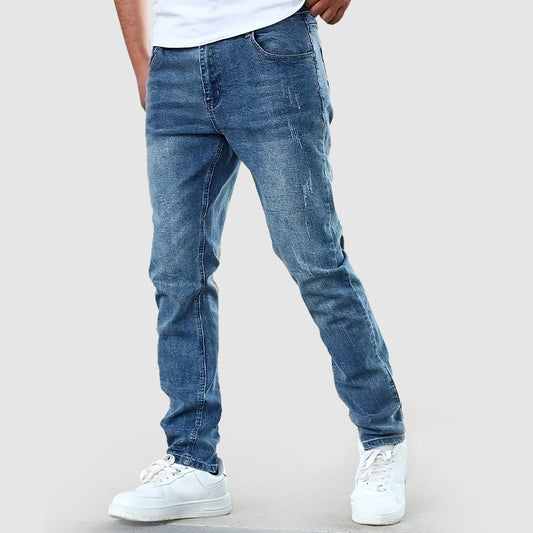 Men’s Straight-Leg Casual Jeans