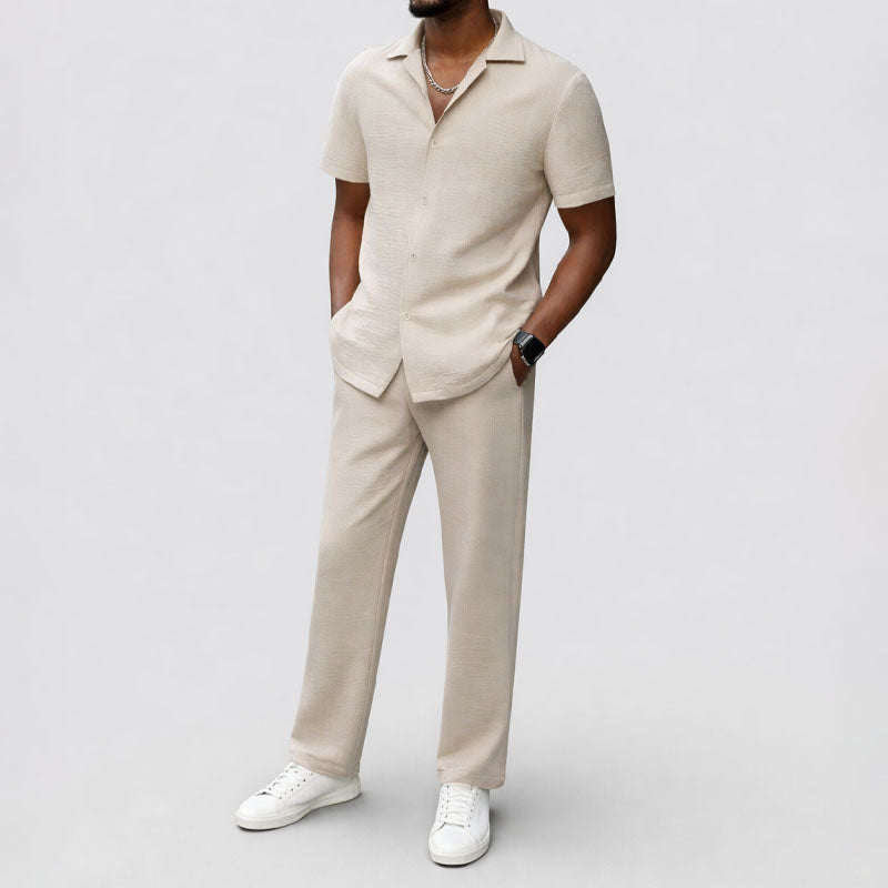 Noah - Men’s Relaxed Button-Up Set