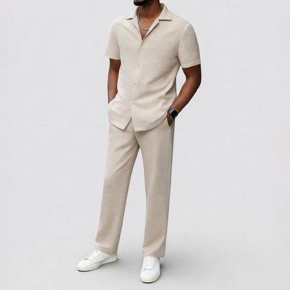 Noah - Men’s Relaxed Button-Up Set