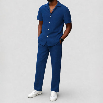 Noah - Men’s Relaxed Button-Up Set