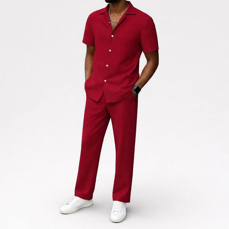 Noah - Men’s Relaxed Button-Up Set