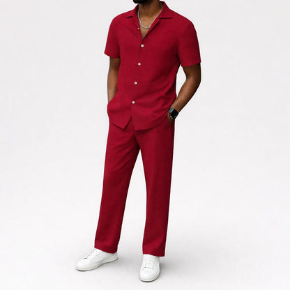 Noah - Men’s Relaxed Button-Up Set