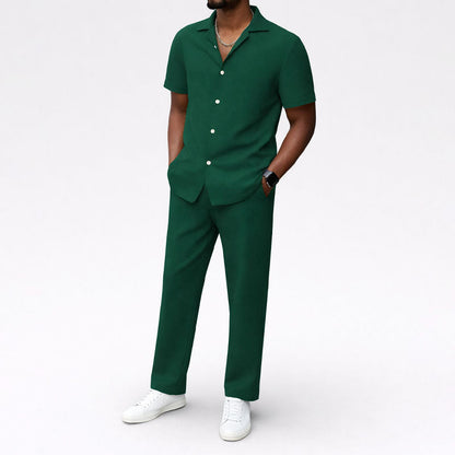 Noah - Men’s Relaxed Button-Up Set