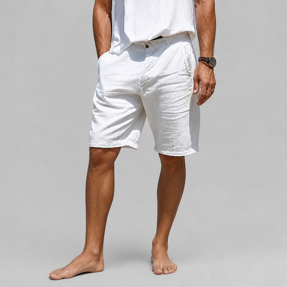 Oliver - Men's Casual Drawstring Beach Shorts