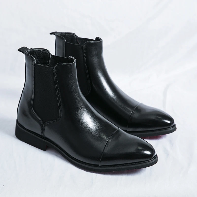 Orrin Signature Leather Chelsea Boots