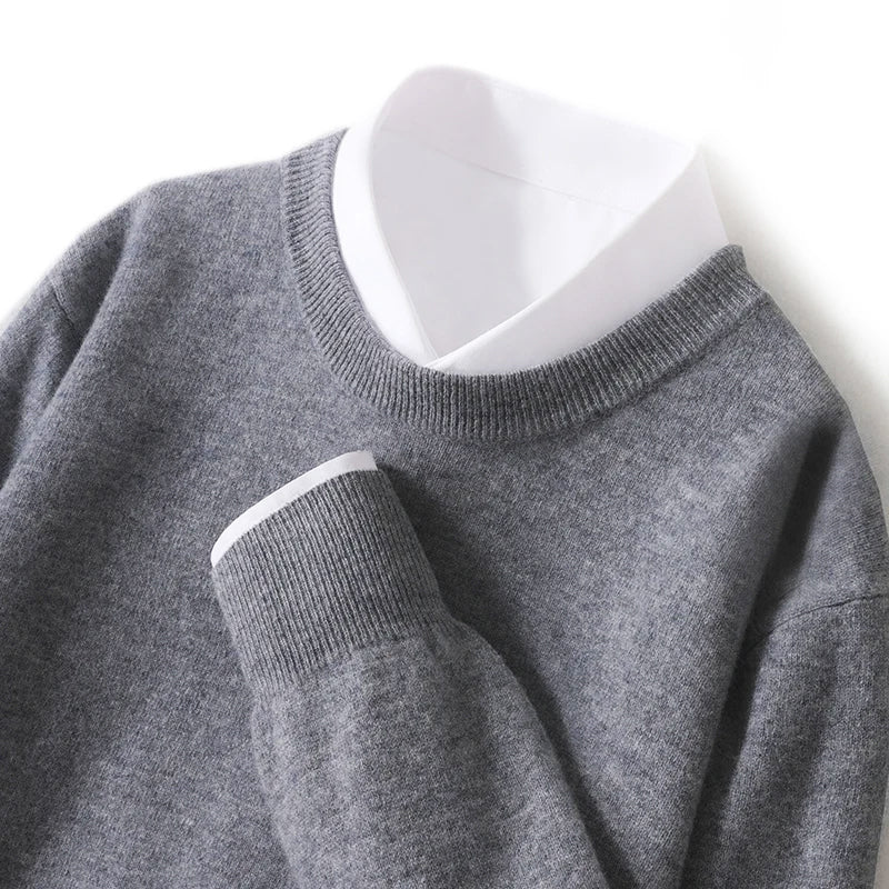 PureWool Men’s Crew Neck Sweater