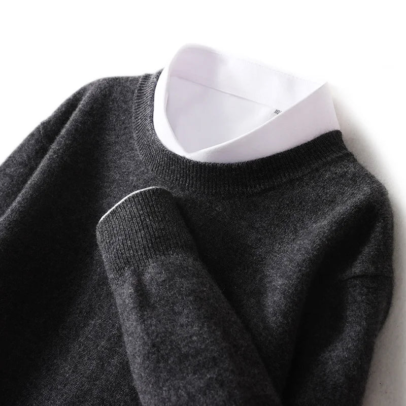 PureWool Men’s Crew Neck Sweater