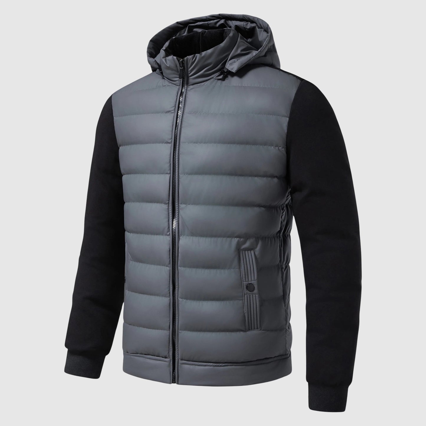 Quilted Warmth Hooded Men’s Jacket