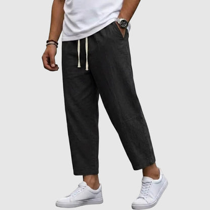 Raymond - Men’s Drawstring Relaxed Linen Pants