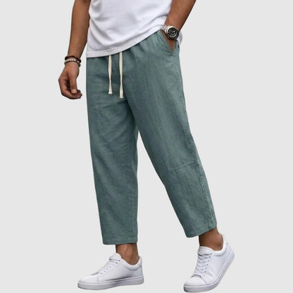 Raymond - Men’s Drawstring Relaxed Linen Pants