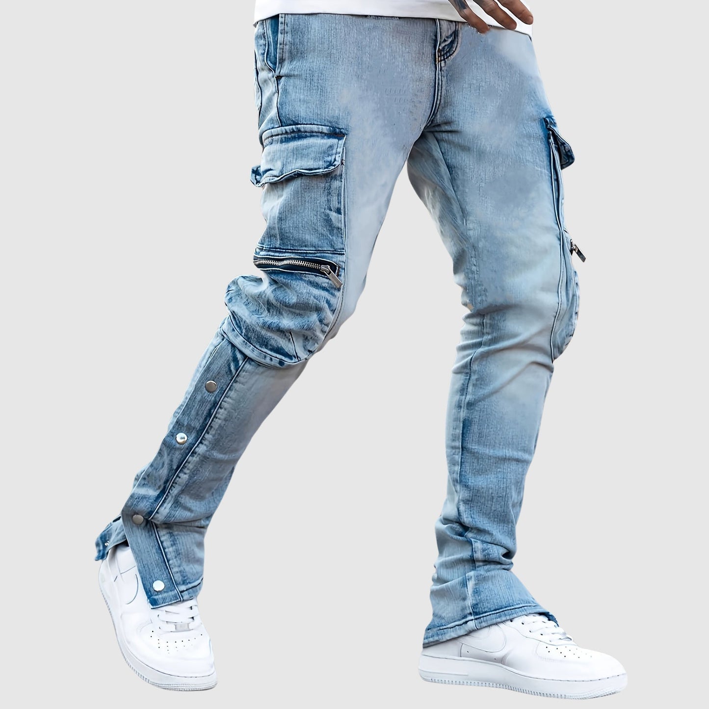 Roberto Russo Cargo Denim Jeans