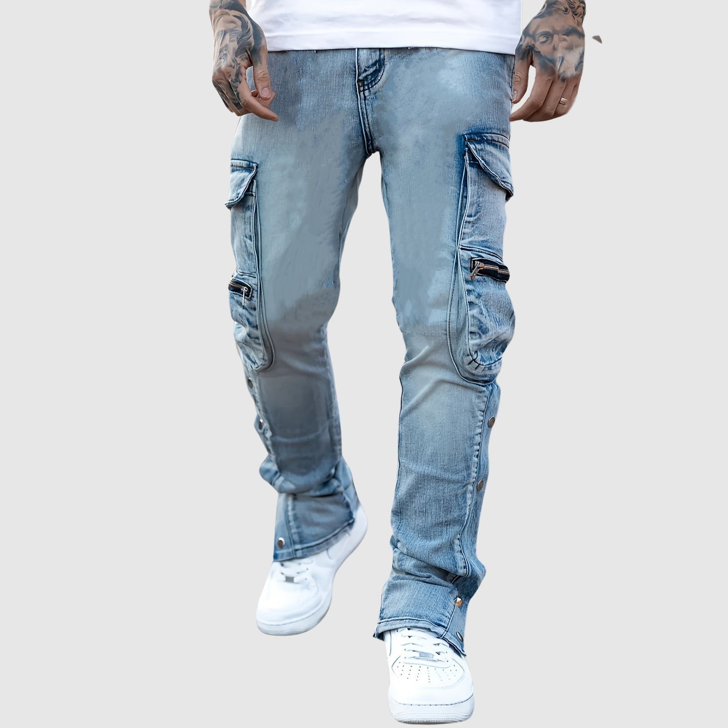 Roberto Russo Cargo Denim Jeans