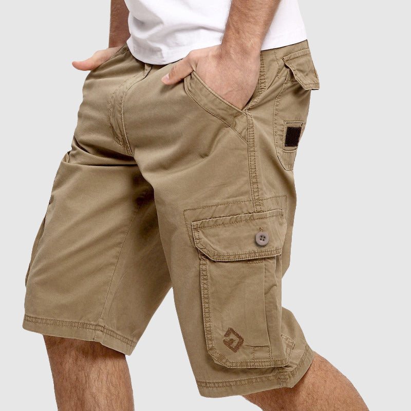 Roberto Russo Cargo Shorts with Side Pockets
