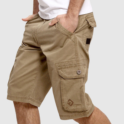 Roberto Russo Cargo Shorts with Side Pockets