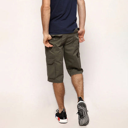 Roberto Russo Cargo Shorts with Side Pockets