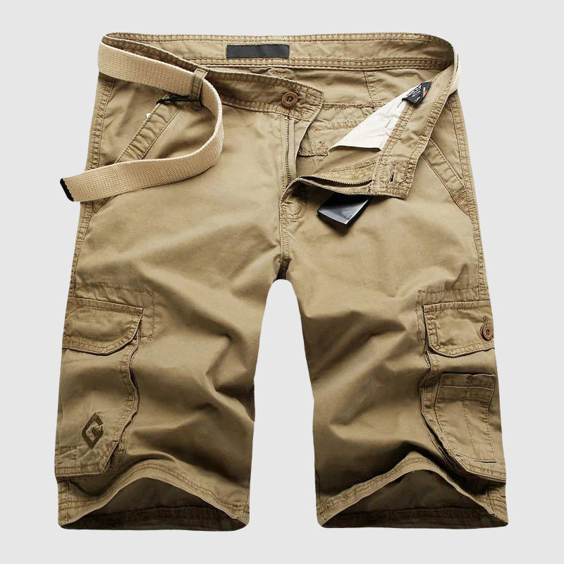 Roberto Russo Cargo Shorts with Side Pockets