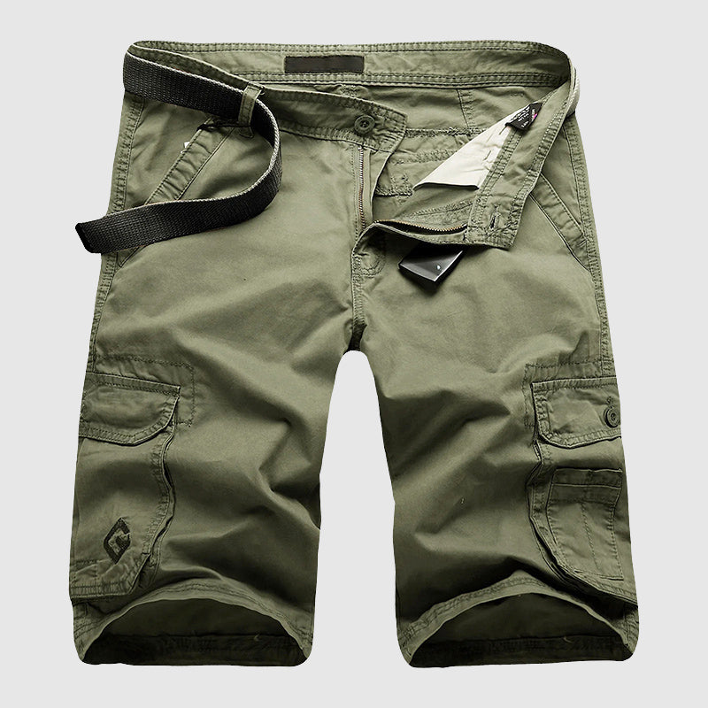 Roberto Russo Cargo Shorts with Side Pockets