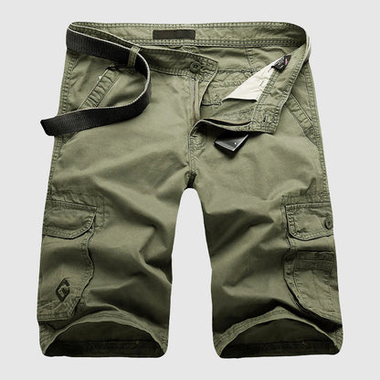Roberto Russo Cargo Shorts with Side Pockets