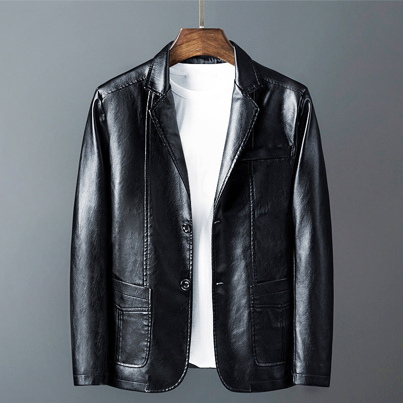 Roberto Russo Classic Cut Leather Jacket