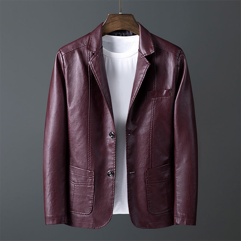 Roberto Russo Classic Cut Leather Jacket