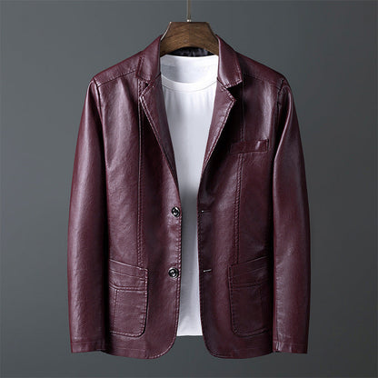 Roberto Russo Classic Cut Leather Jacket