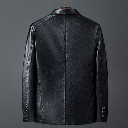 Roberto Russo Classic Cut Leather Jacket