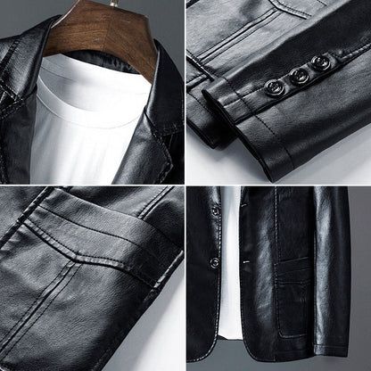 Roberto Russo Classic Cut Leather Jacket