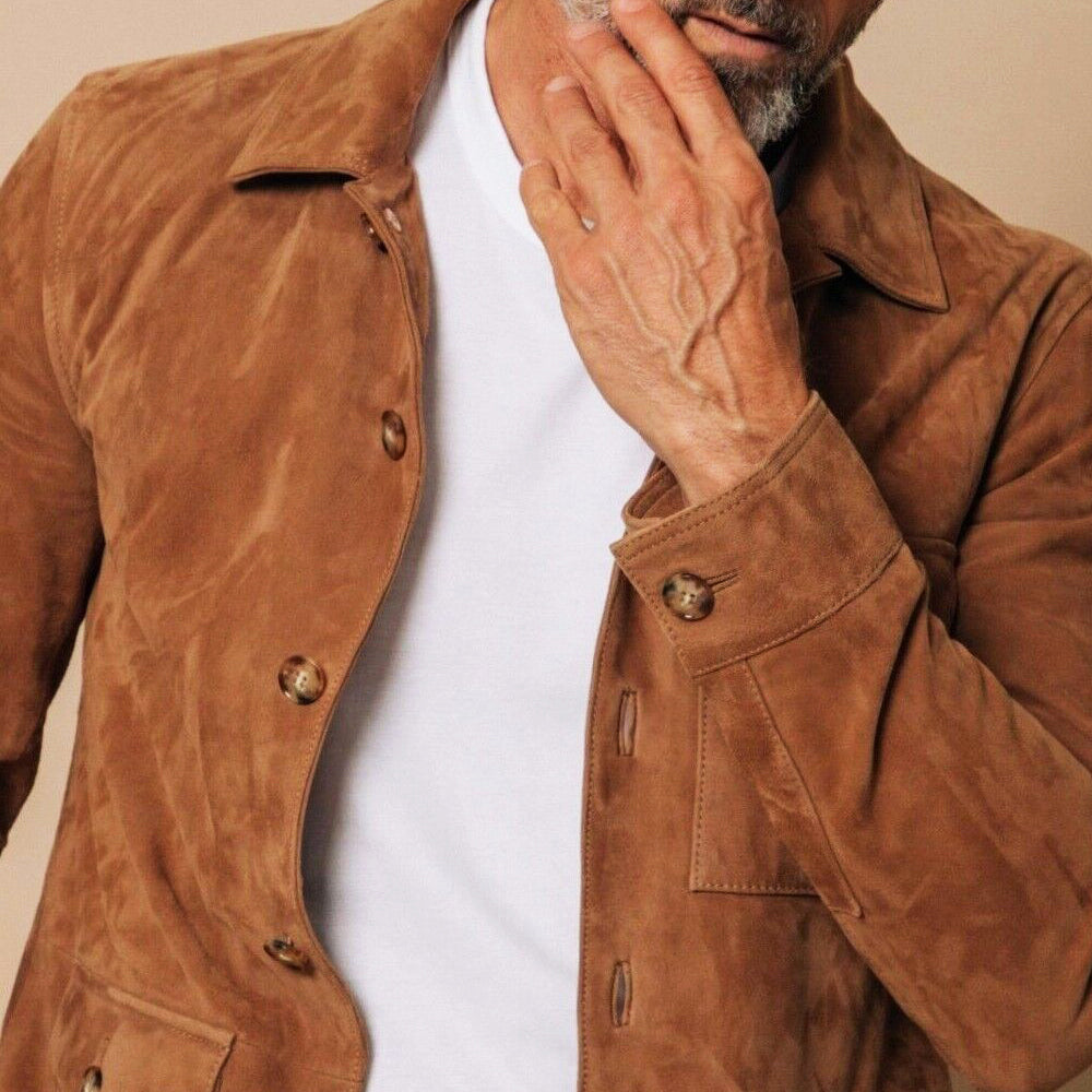 Roberto Russo Classic Suede Jacket