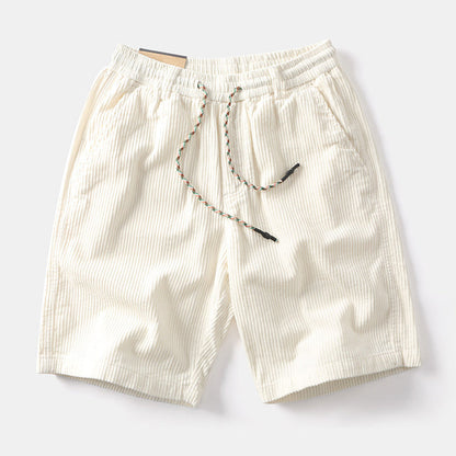 Roberto Russo Corduroy Drawstring Shorts