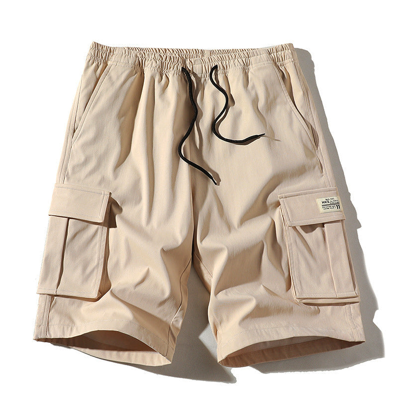 Roberto Russo Drawstring Cargo Shorts