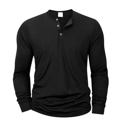 Roberto Russo Long Sleeve Henley Shirt