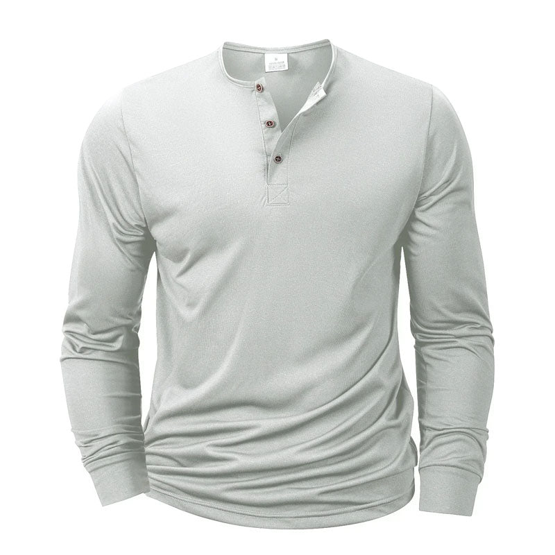 Roberto Russo Long Sleeve Henley Shirt