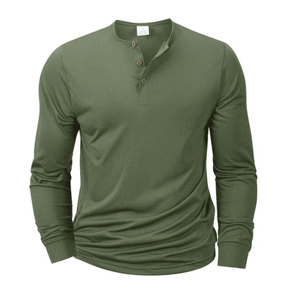 Roberto Russo Long Sleeve Henley Shirt