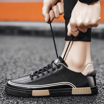 Roberto Russo Low-Top Sneakers with Mesh Panels