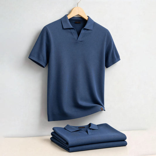 Roberto Russo Polo Shirt with Open Collar