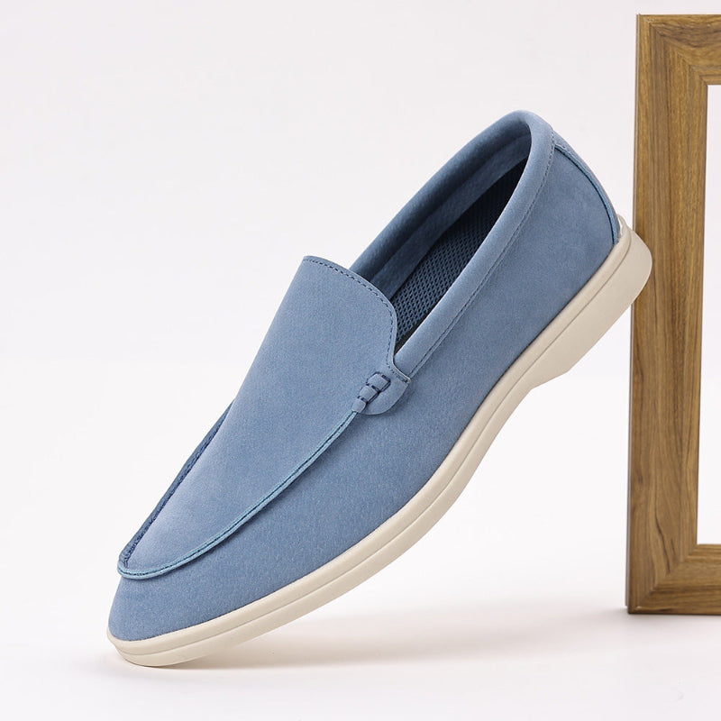 Roberto Russo Slip-On Loafers with Stitch Vamp