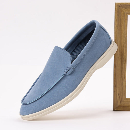 Roberto Russo Slip-On Loafers with Stitch Vamp