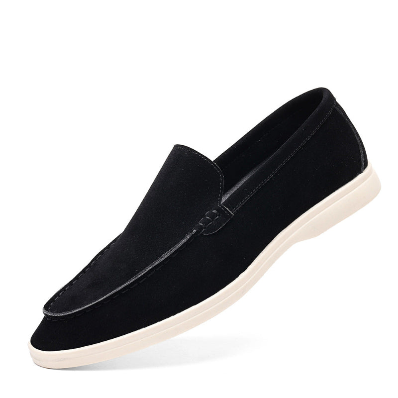 Roberto Russo Slip-On Loafers with Stitch Vamp