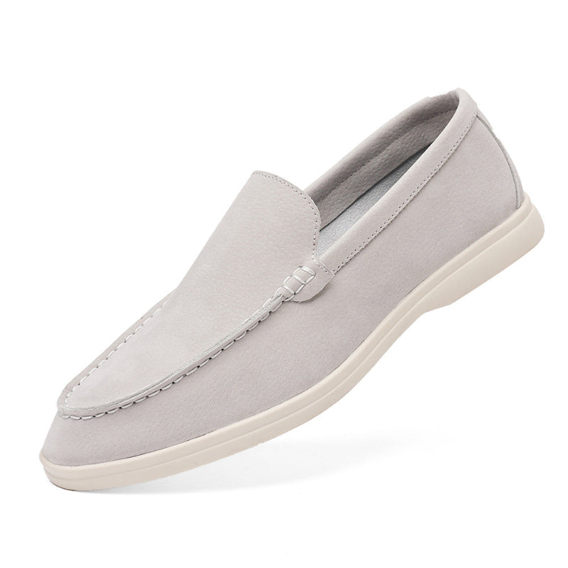 Roberto Russo Slip-On Loafers with Stitch Vamp