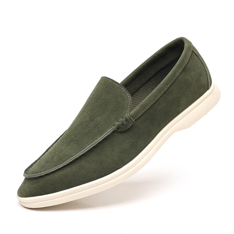 Roberto Russo Slip-On Loafers with Stitch Vamp
