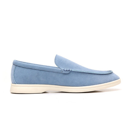Roberto Russo Slip-On Loafers with Stitch Vamp