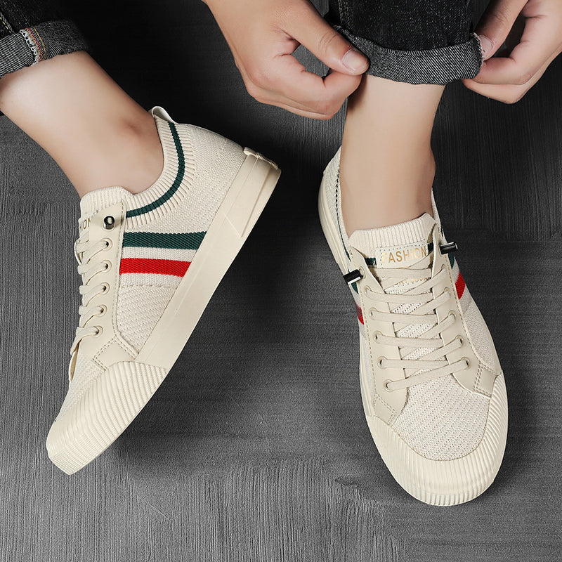Roberto Russo Sneakers with Contrast Side Stripes