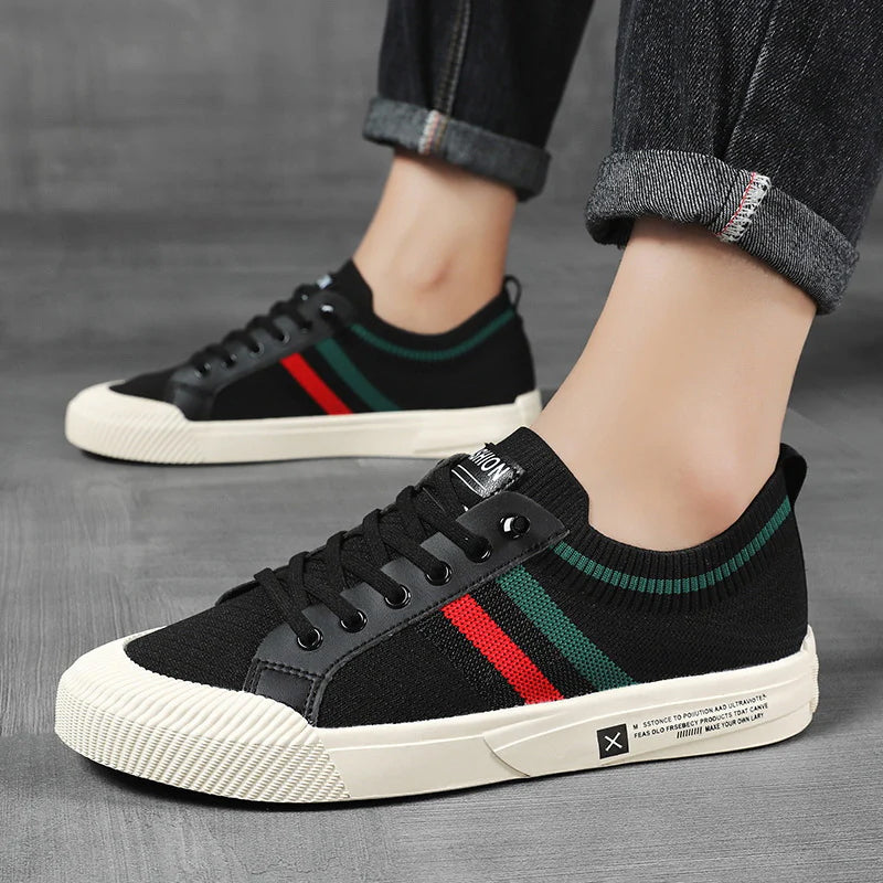 Roberto Russo Sneakers with Contrast Side Stripes