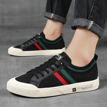 Roberto Russo Sneakers with Contrast Side Stripes