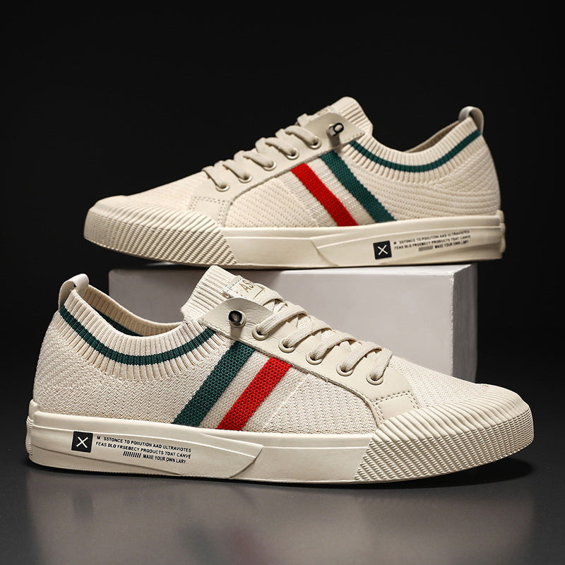 Roberto Russo Sneakers with Contrast Side Stripes