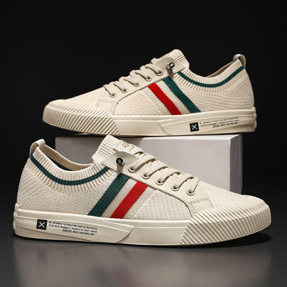 Roberto Russo Sneakers with Contrast Side Stripes